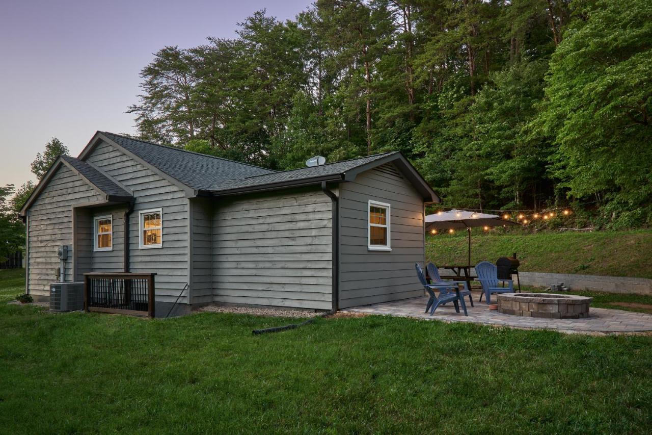 Private Peaceful House Near Lake Lure Chimney Rock Rutherfordton Bagian luar foto
